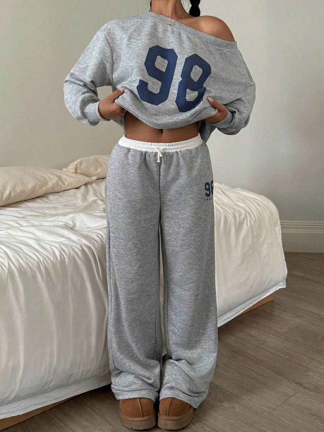 Szett SHEIN, szürke