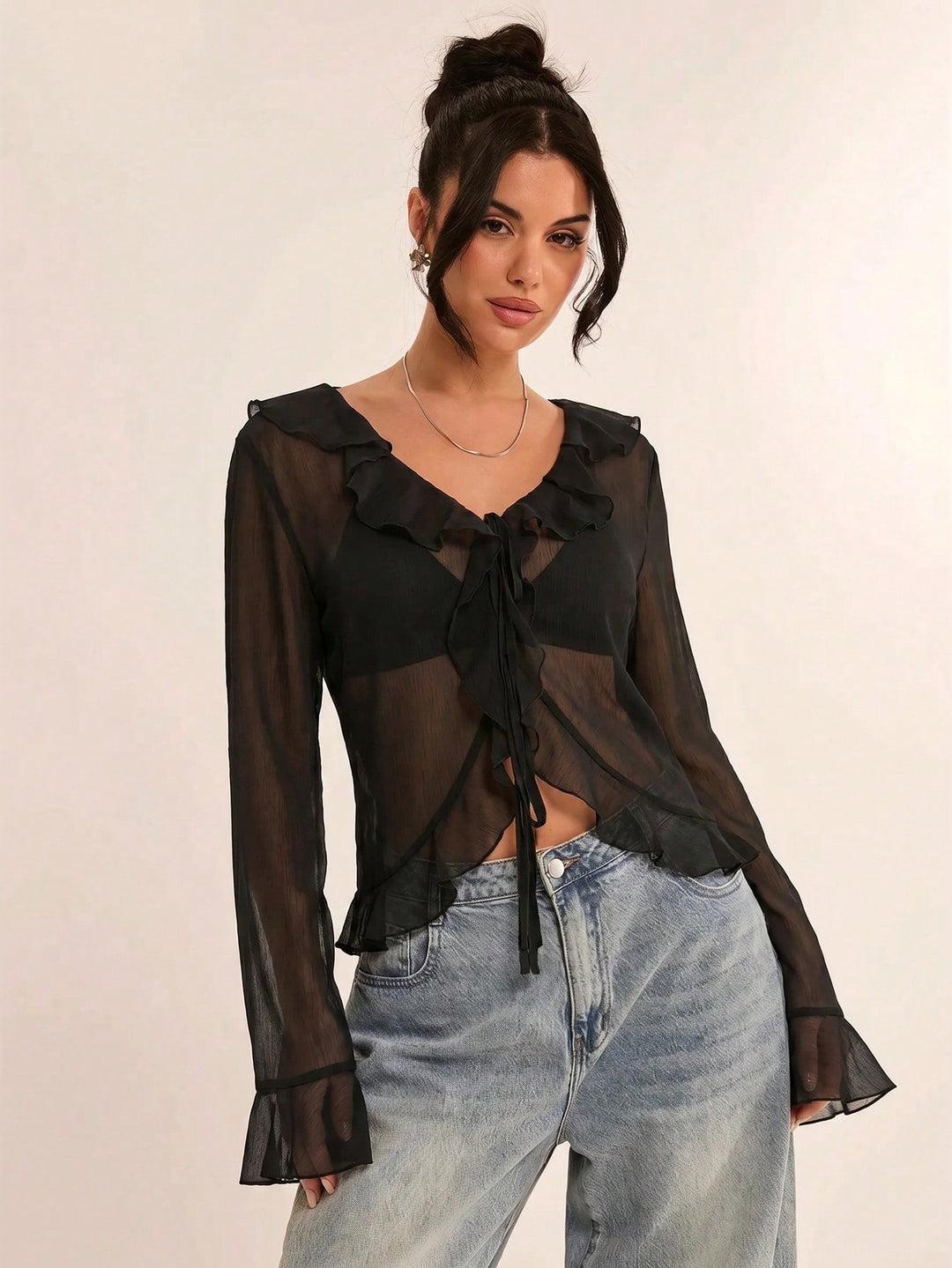 Bluza SHEIN, negru