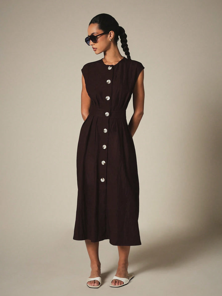 Rochie midi SHEIN, roșu