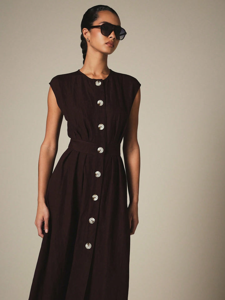 Rochie midi SHEIN, roșu