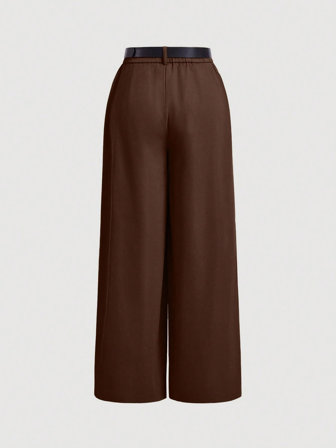 Pantalon de costum SHEIN, maro