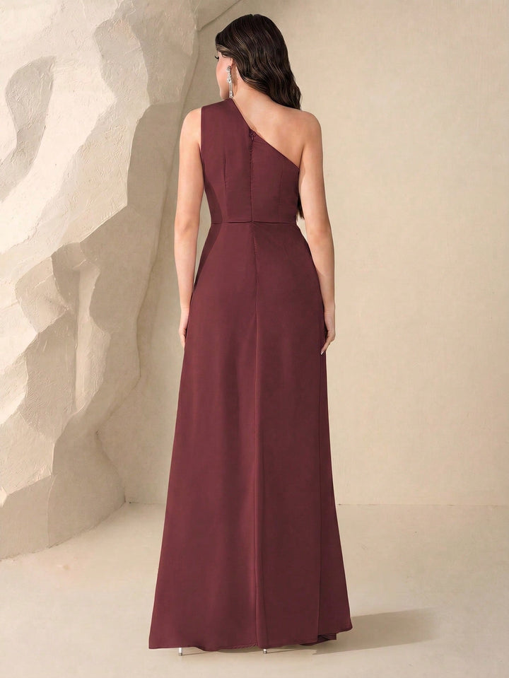 Rochie maxi SHEIN, vișiniu