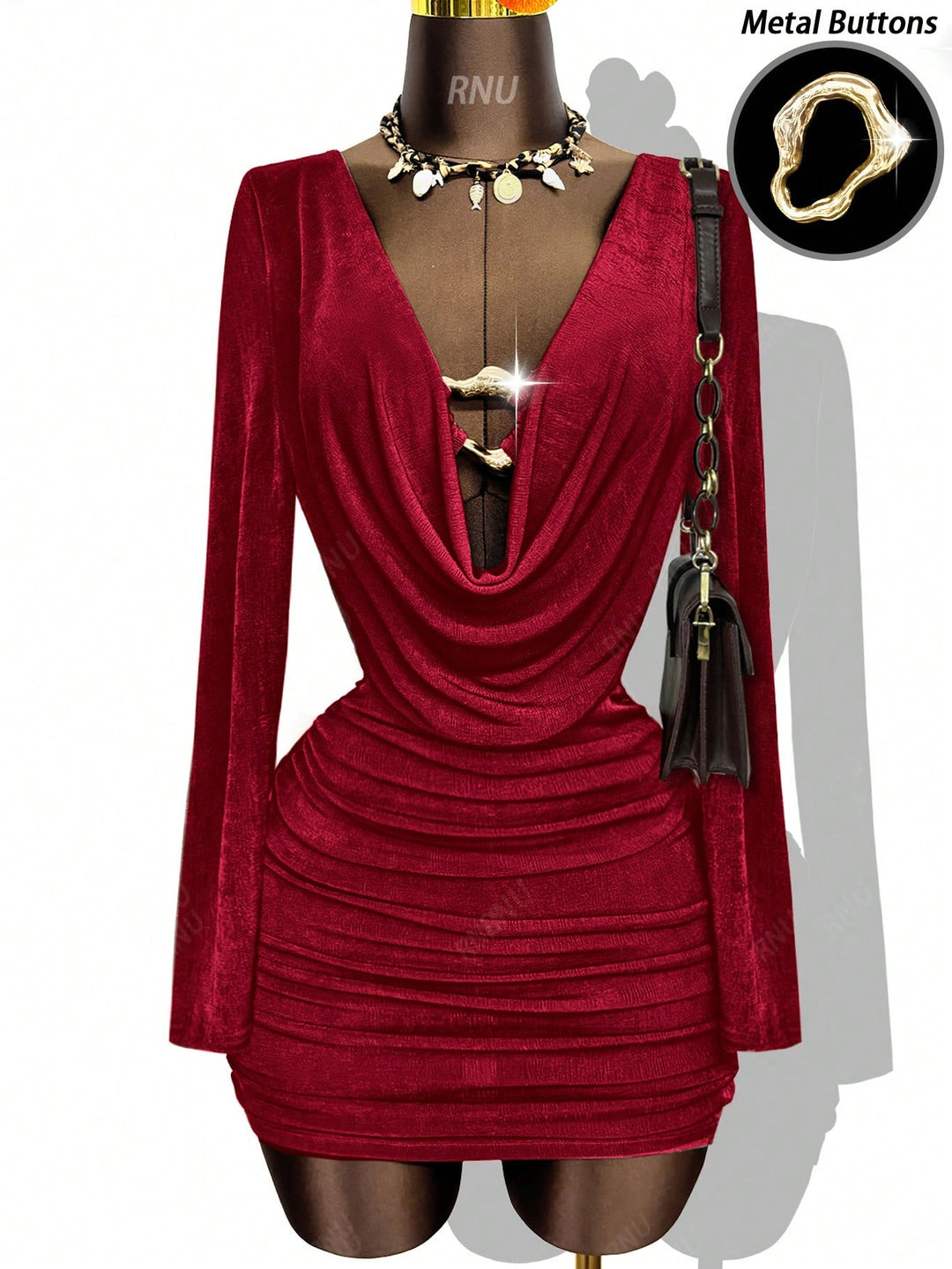 Rochie mini SHEIN, roșu