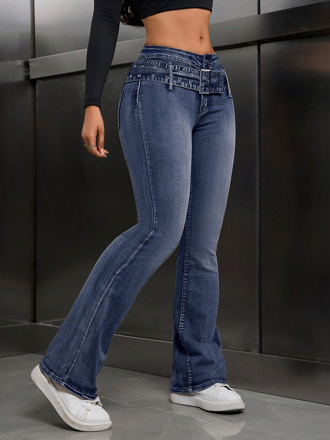 Jeans SHEIN, albastru