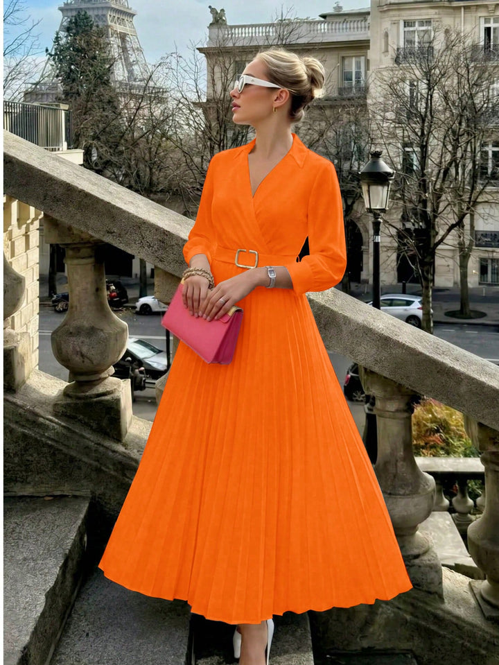 Rochie maxi SHEIN, portocaliu