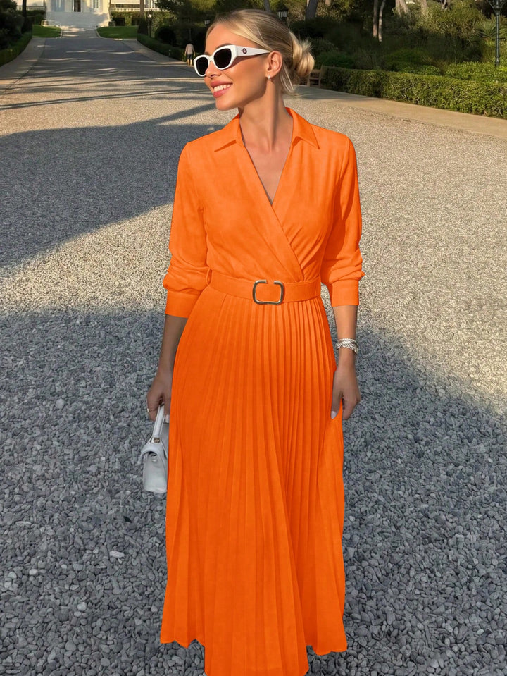 Rochie maxi SHEIN, portocaliu
