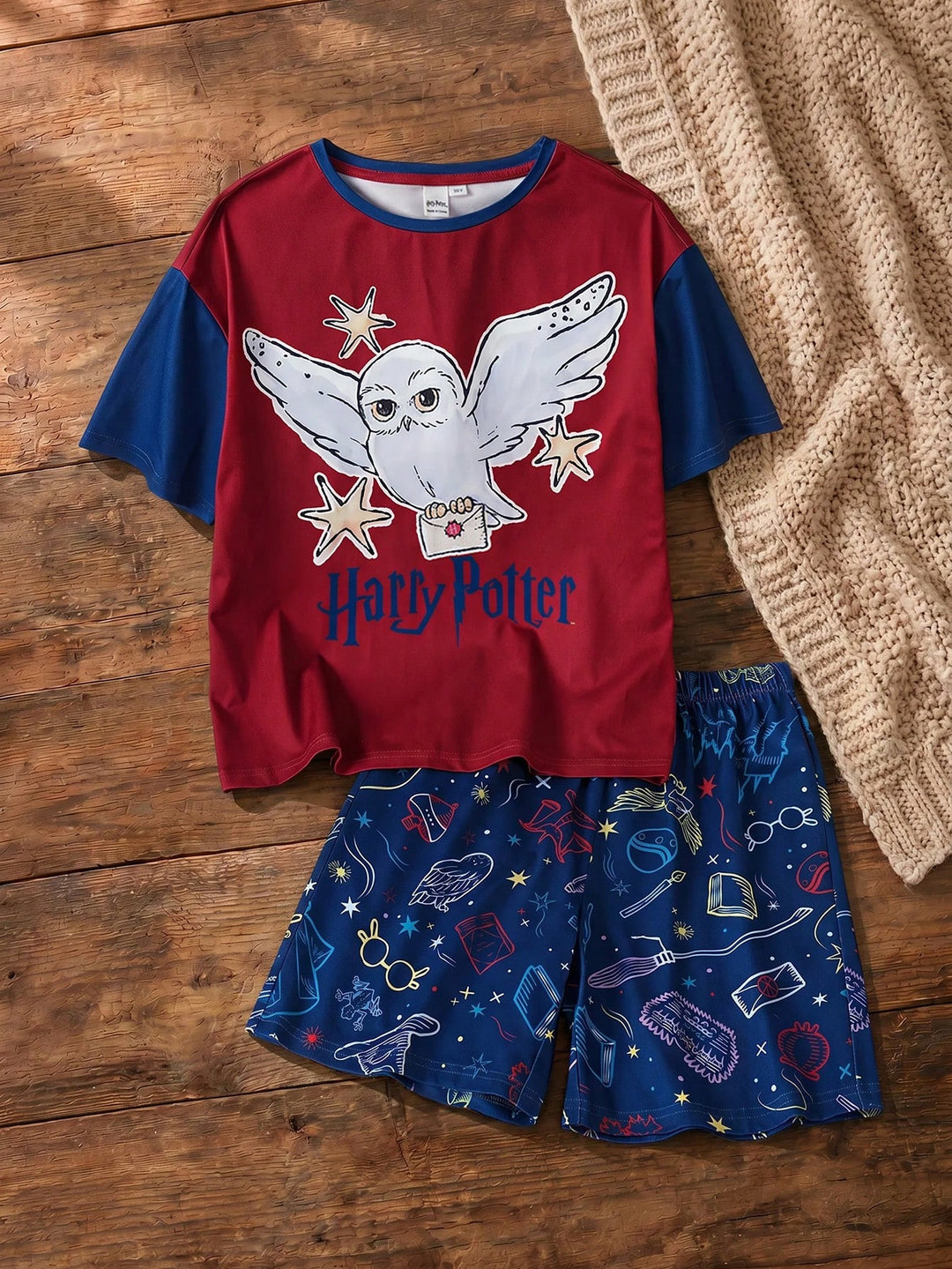 Compleu pijamale  SHEIN, mix culori