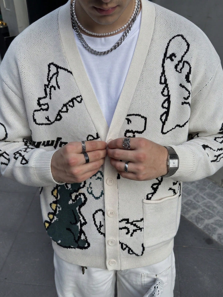 Cardigan SHEIN, alb