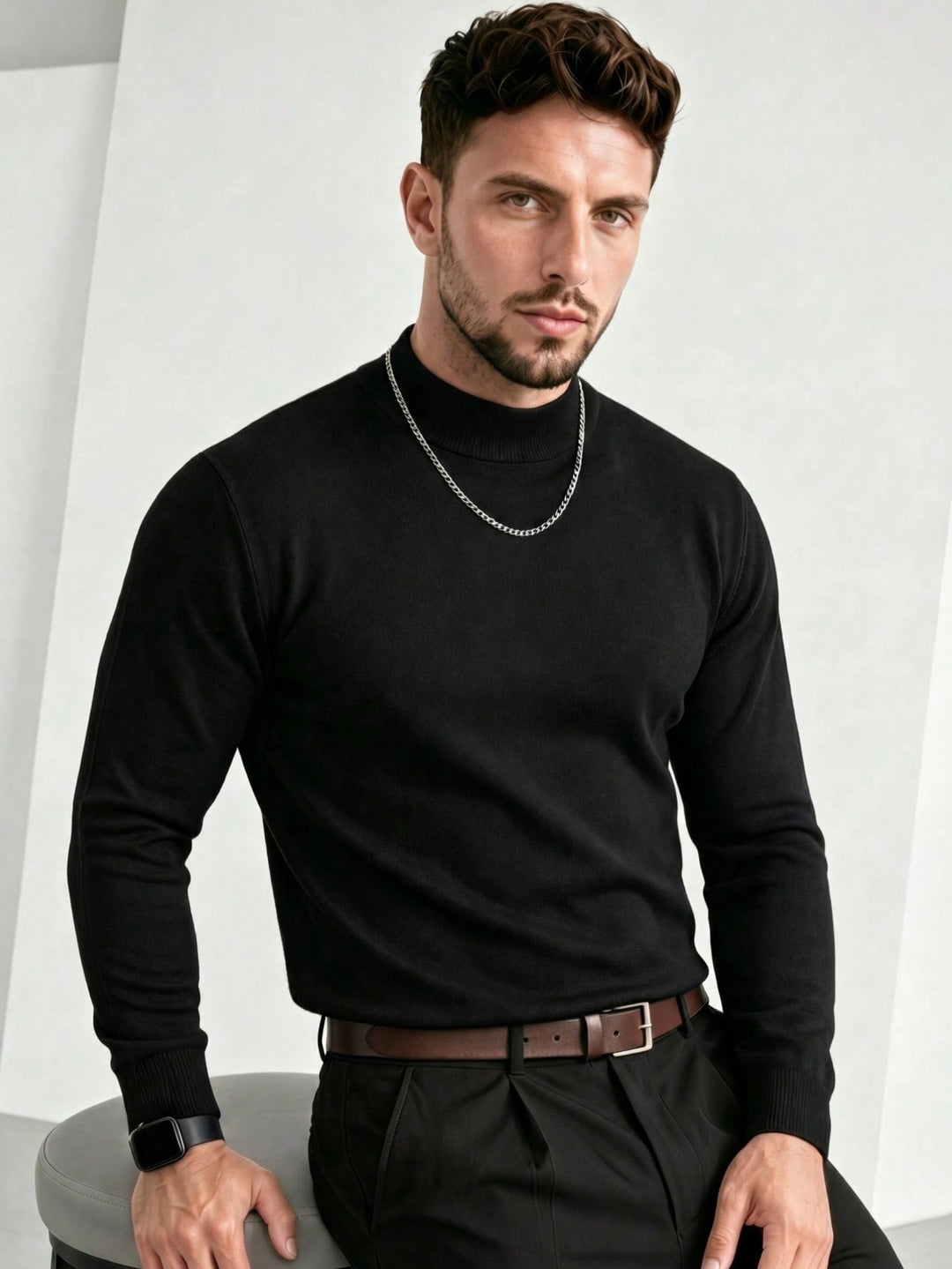 Pulover SHEIN, negru