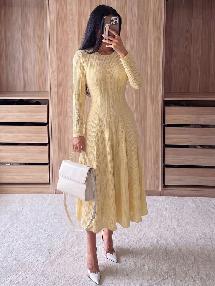 Rochie midi SHEIN, galben