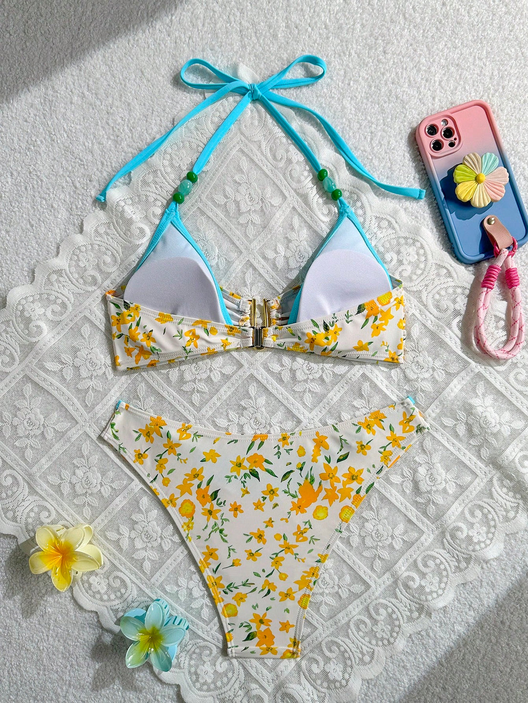Set bikini SHEIN, mix culori