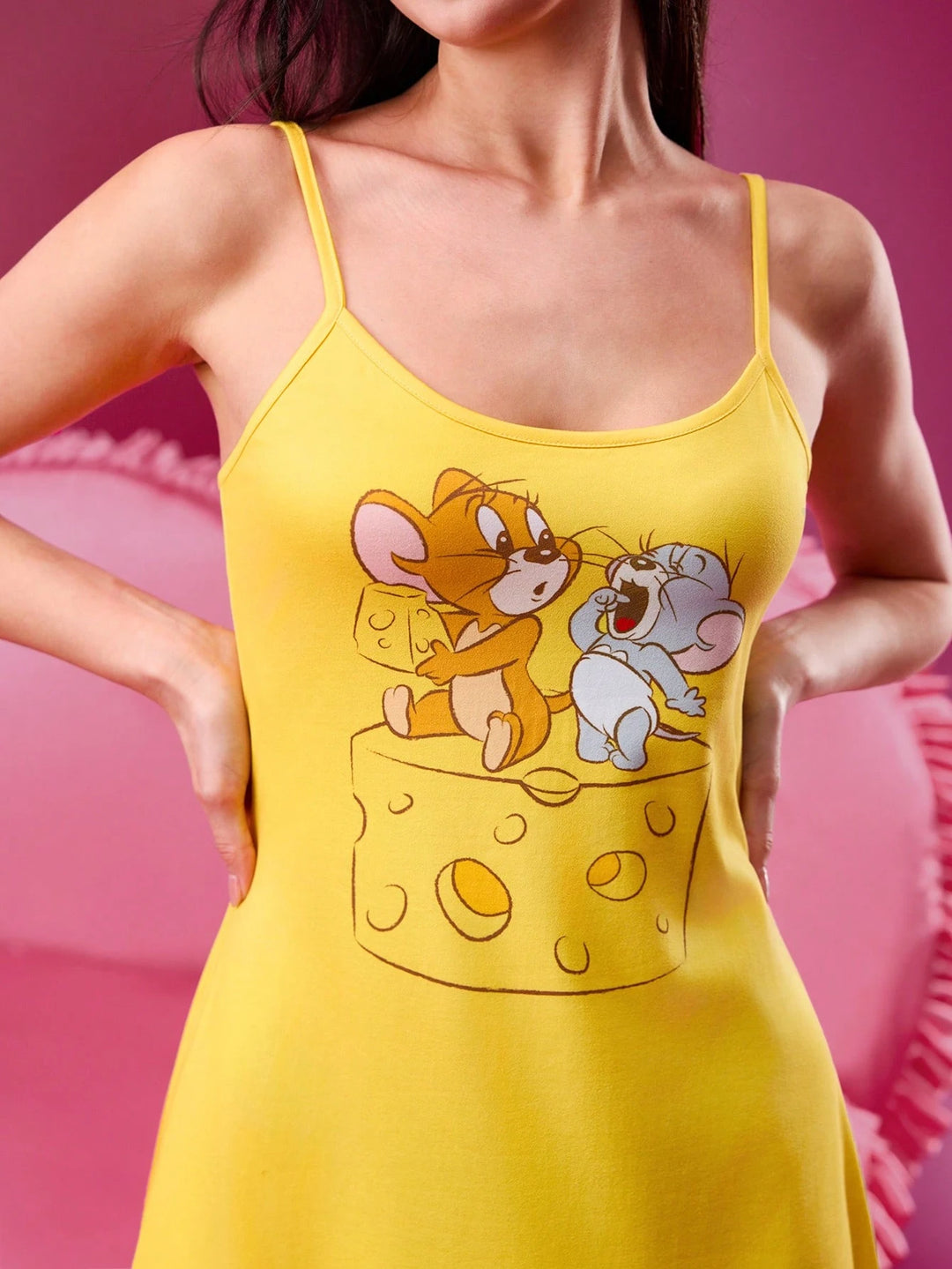 Rochie de noapte SHEIN, galben