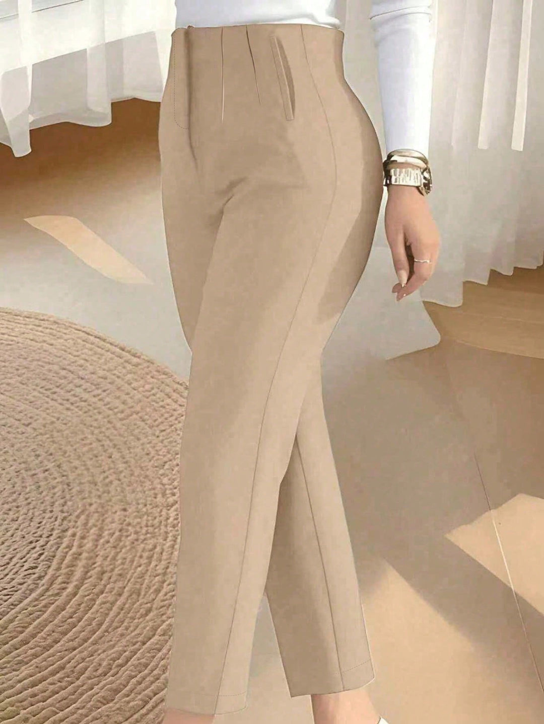 Pantaloni SHEIN, kaki