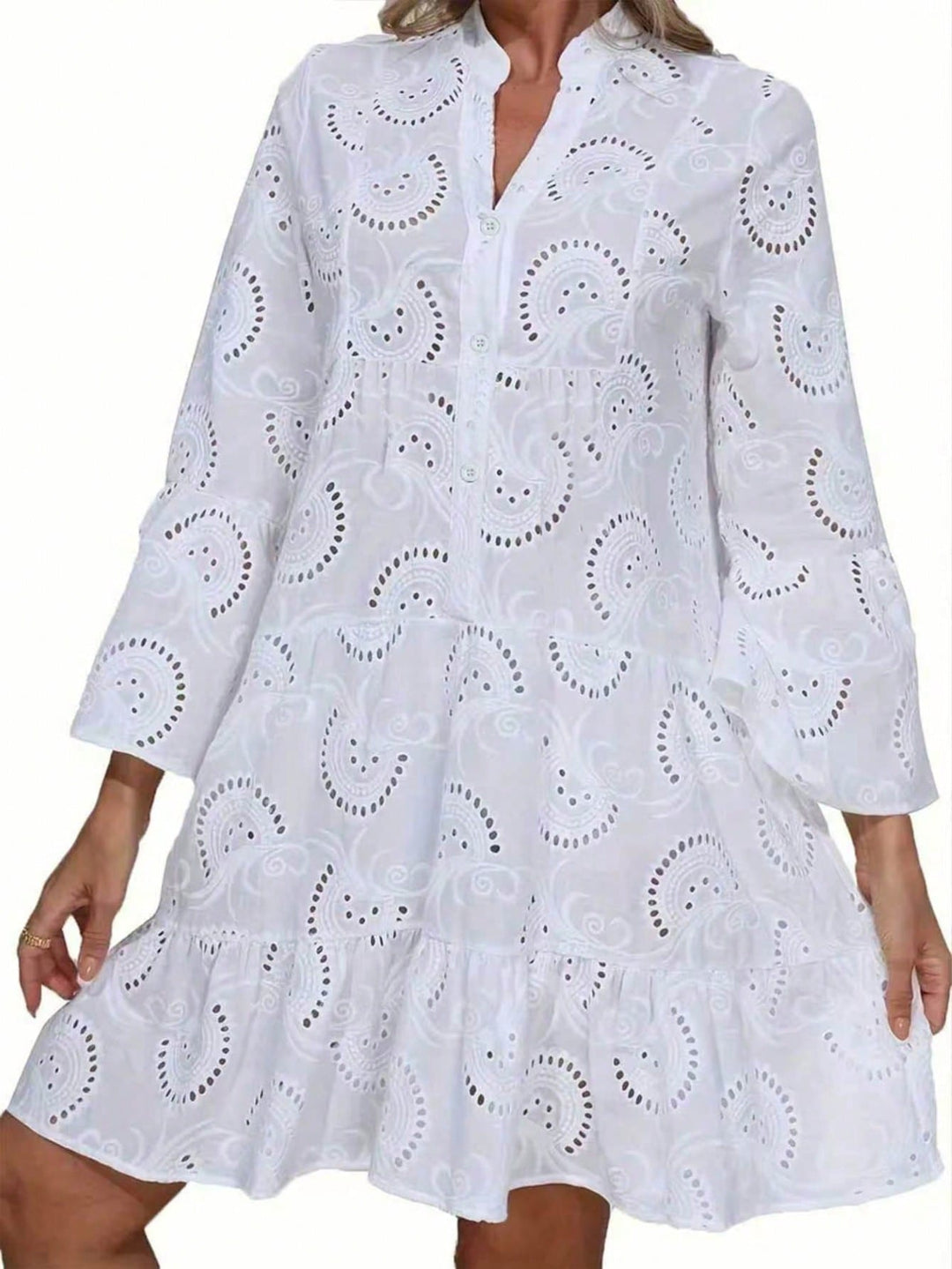 Rochie scurtă SHEIN, alb
