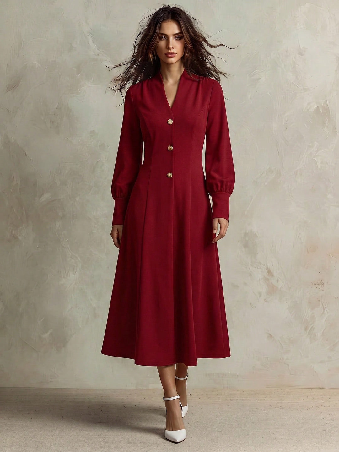 Rochie maxi SHEIN, roșu