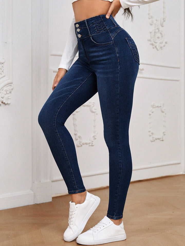 Jeans SHEIN, albastru