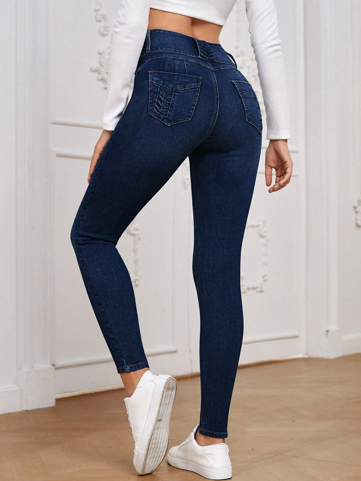 Jeans SHEIN, albastru