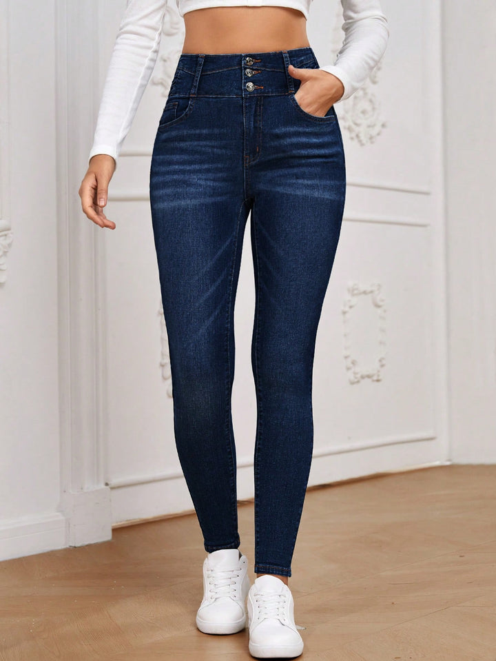Jeans SHEIN, albastru