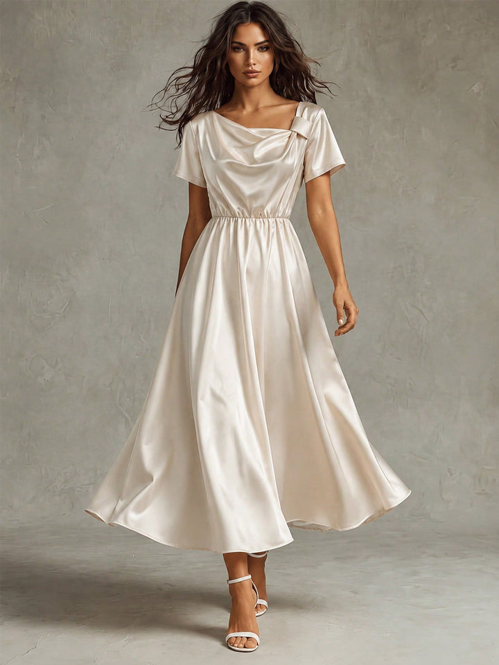 Rochie midi SHEIN, portocaliu