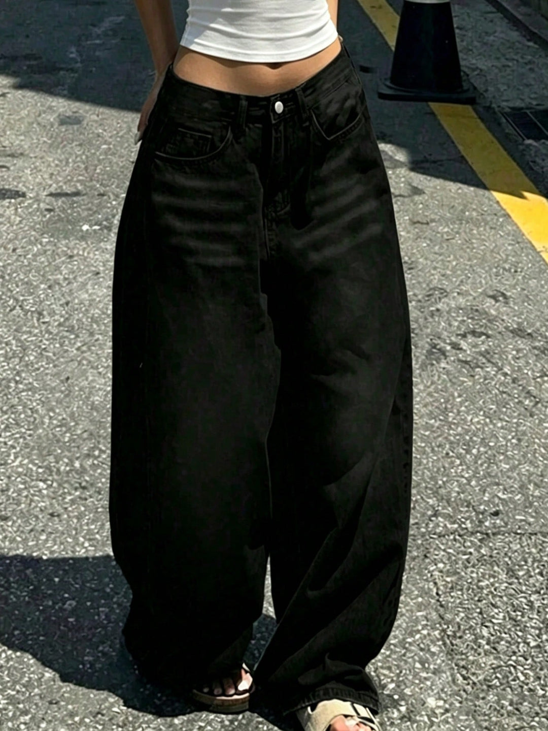 Jeans SHEIN, negru