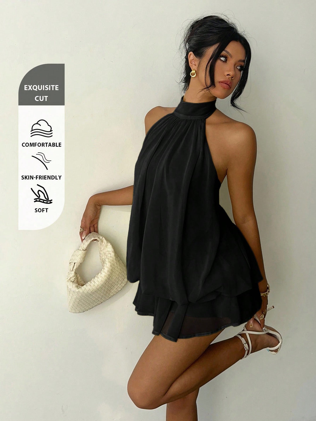 Rochie mini SHEIN, negru