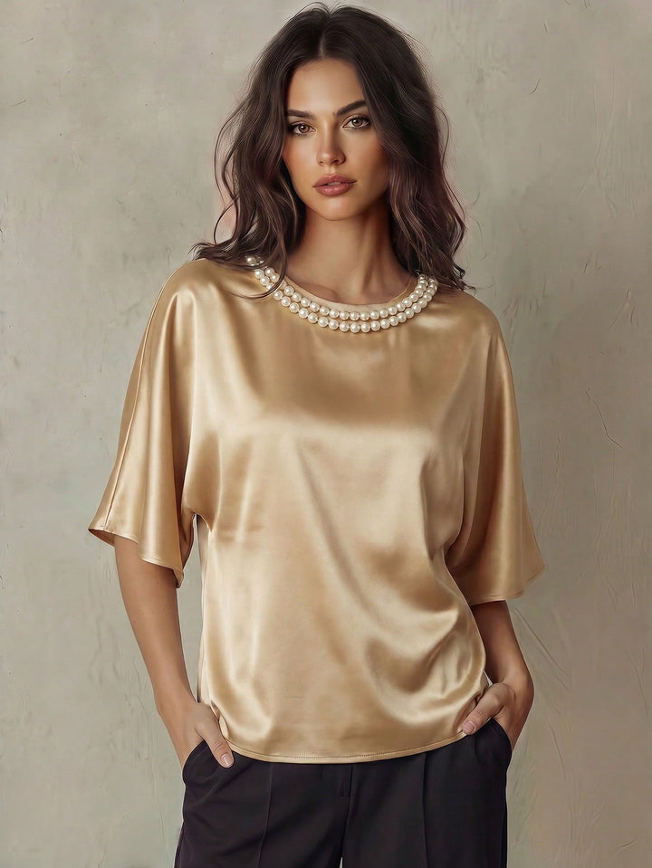 Tricou SHEIN, auriu