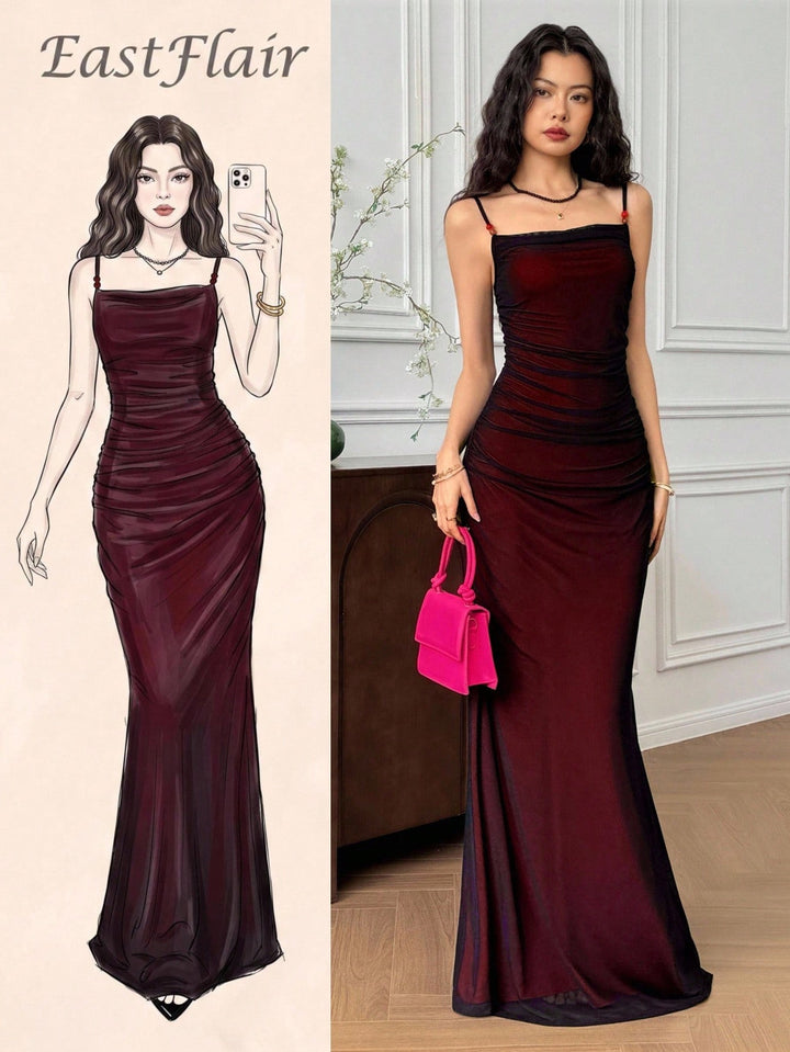 Rochie maxi SHEIN, mix culori