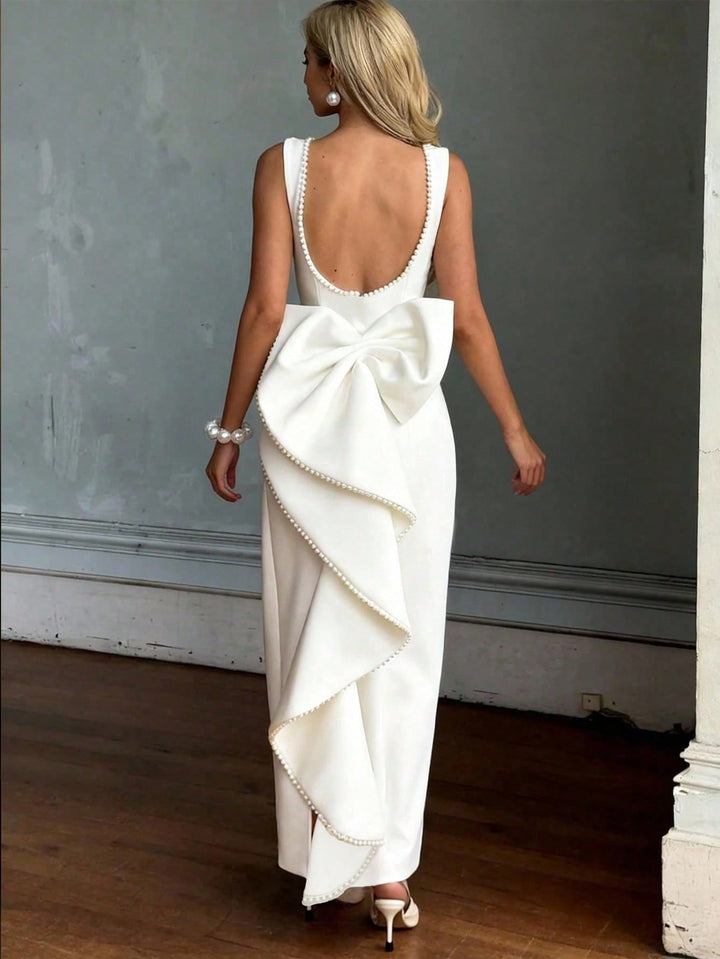 Rochie de ocazie SHEIN, alb