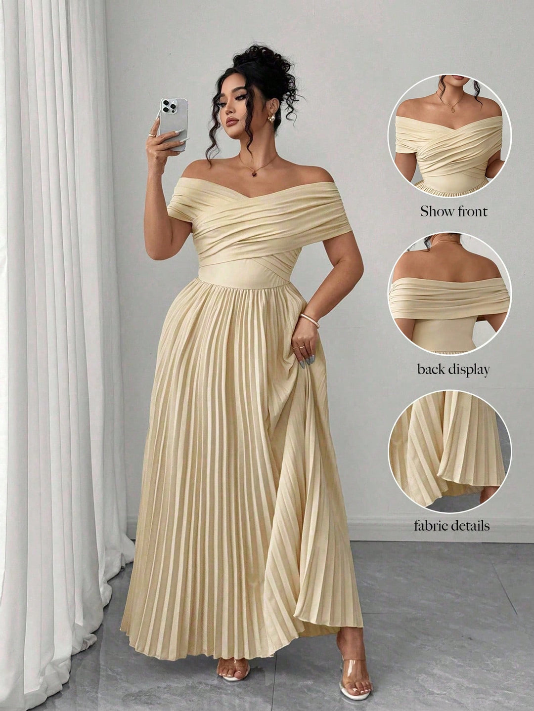 Rochie SHEIN, kaki
