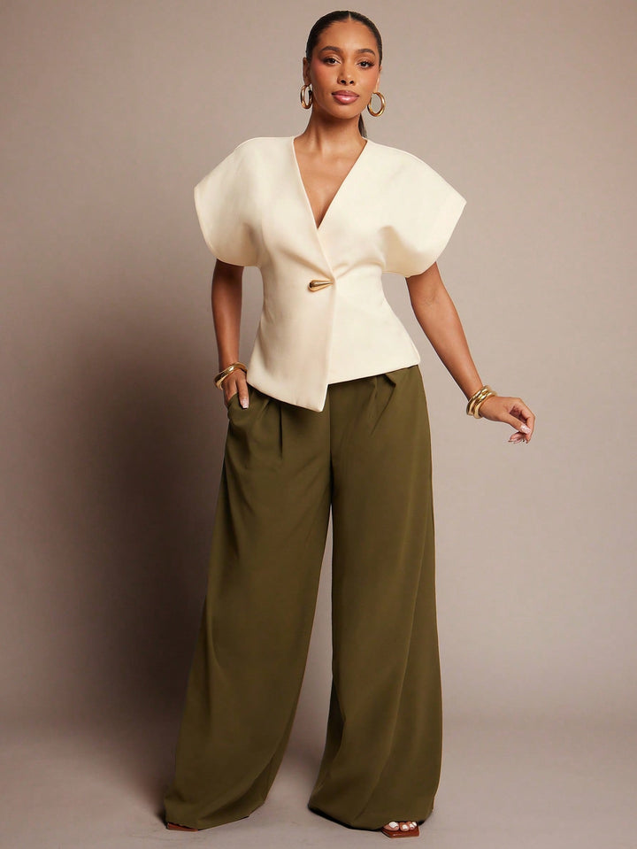 Top SHEIN, portocaliu