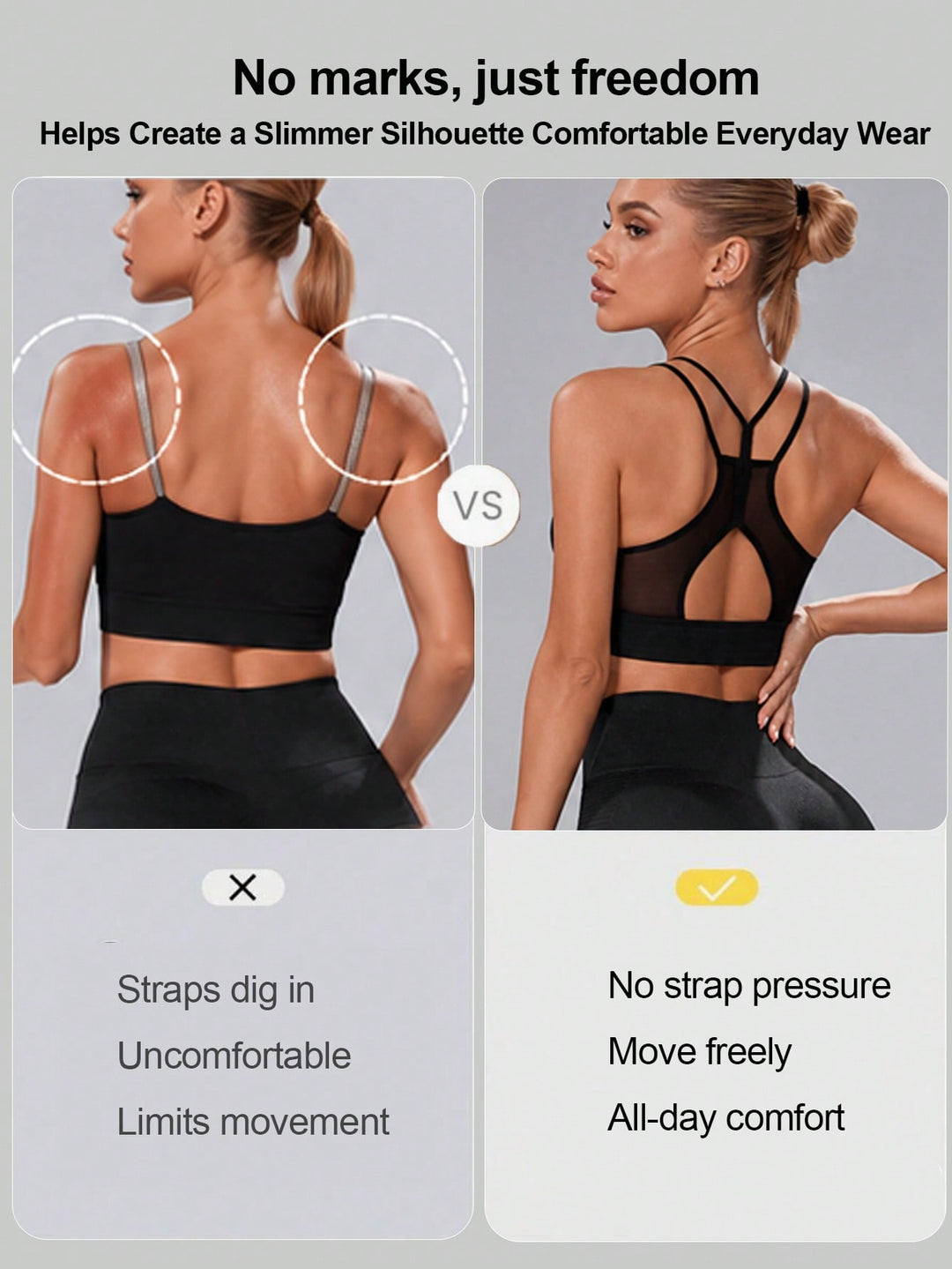 Bustieră sport SHEIN, negru