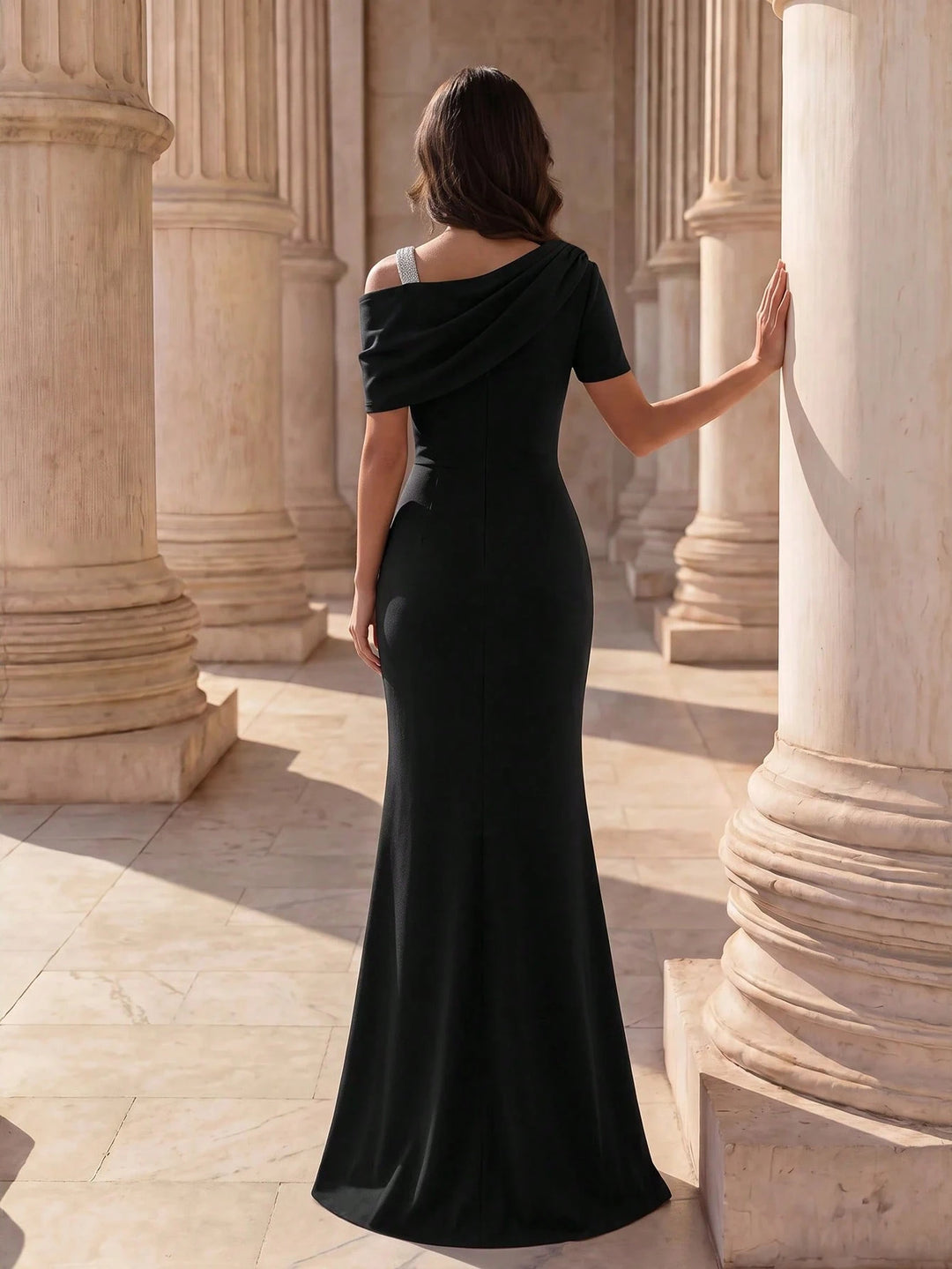 Rochie maxi SHEIN, negru