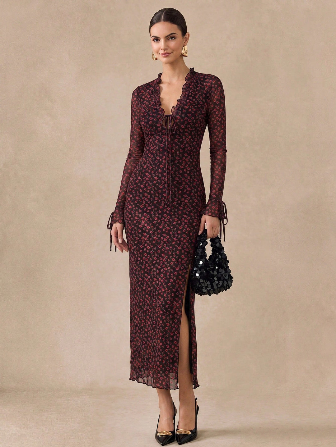 Rochie maxi SHEIN, negru