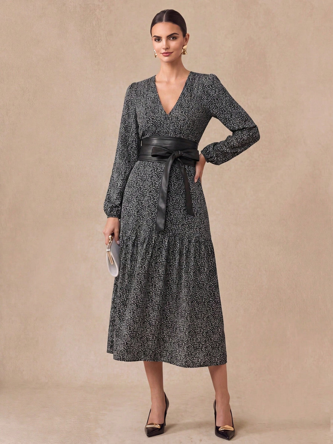 Rochie maxi SHEIN, negru