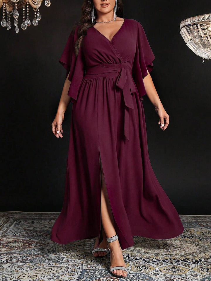 Rochie maxi SHEIN, vișiniu