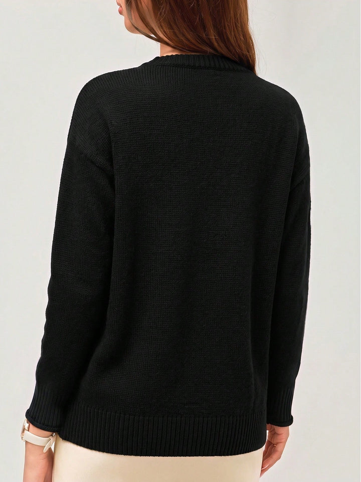 Pulover SHEIN, negru