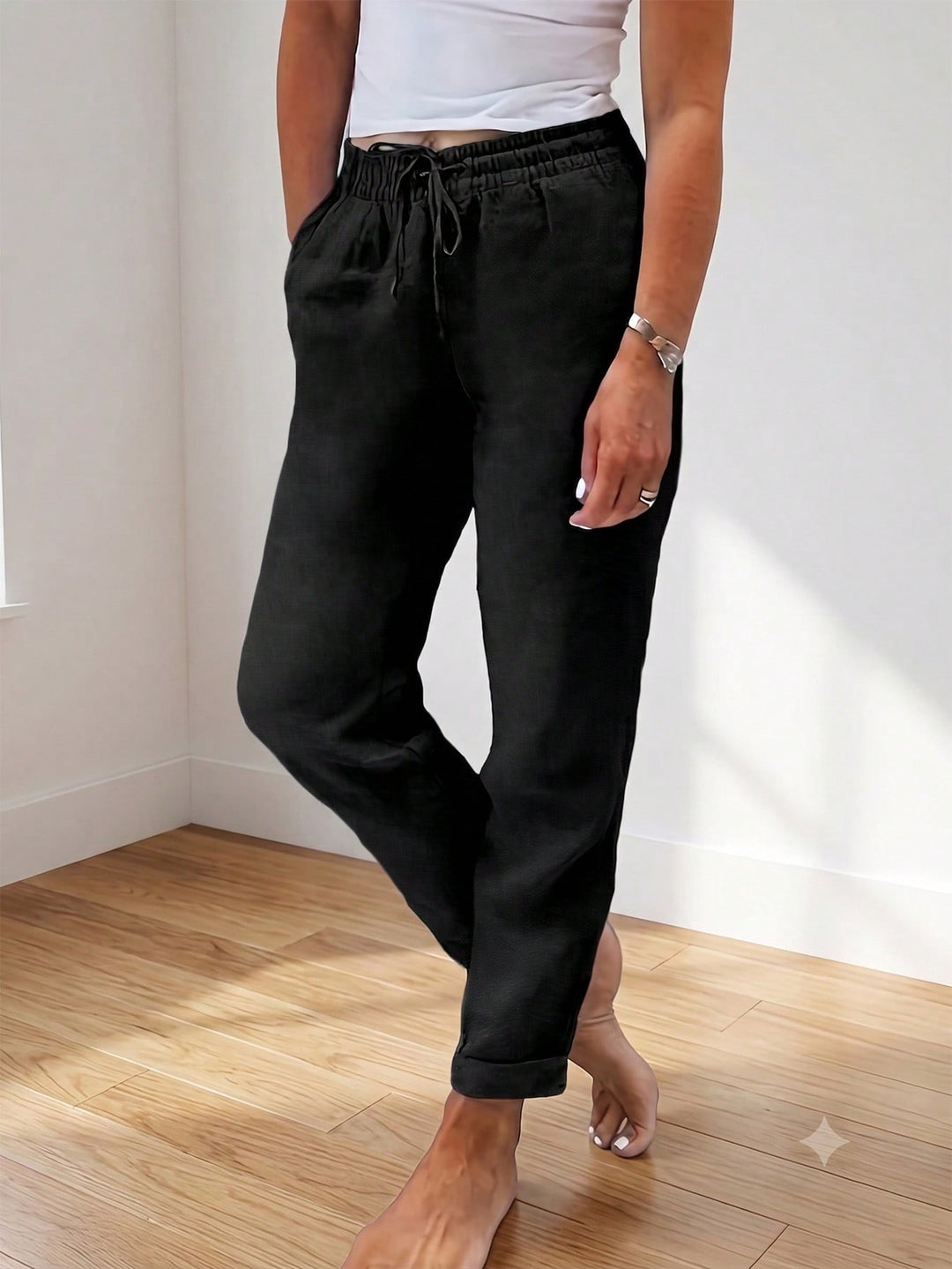 Pantaloni SHEIN, negru