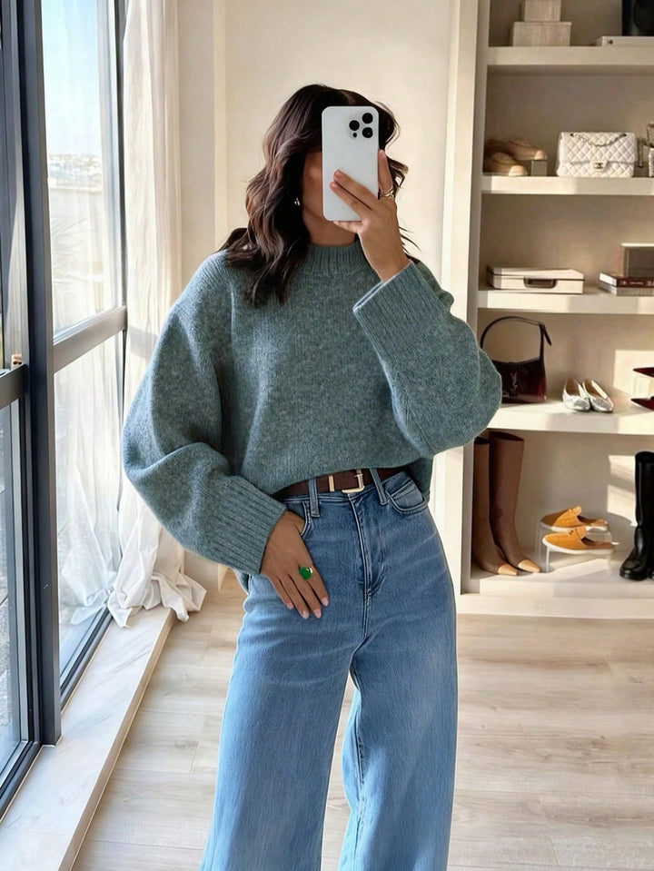Pulover SHEIN, verde