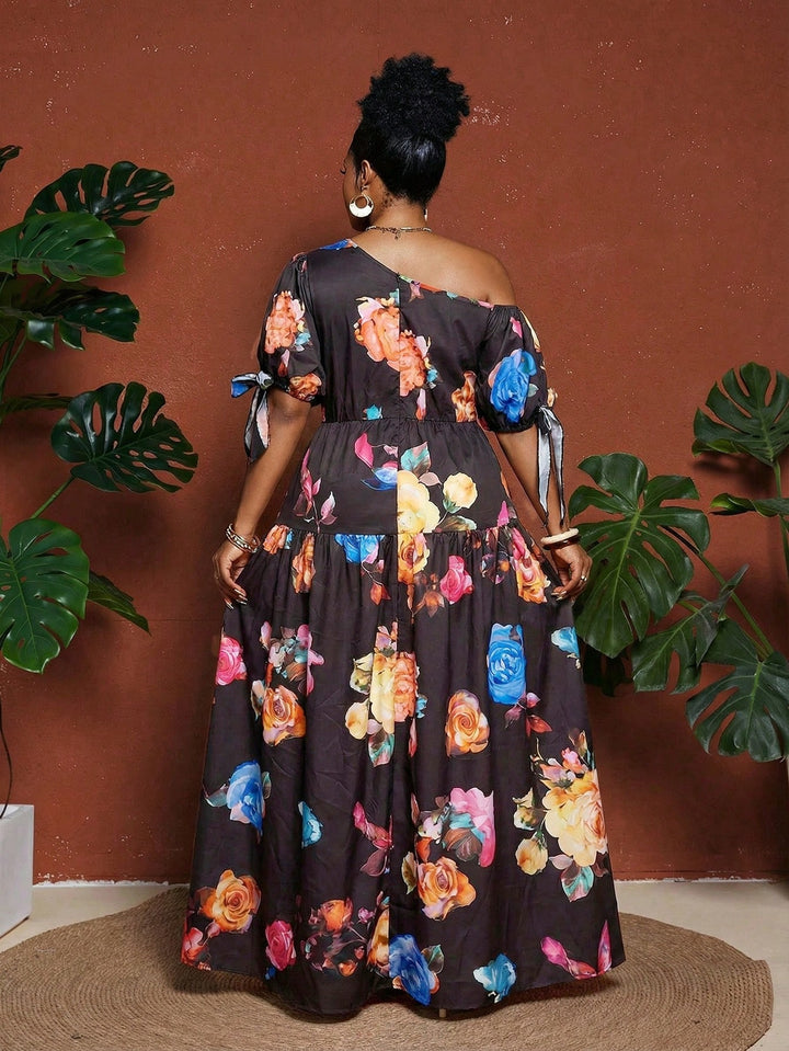 Rochie maxi SHEIN, mix culori