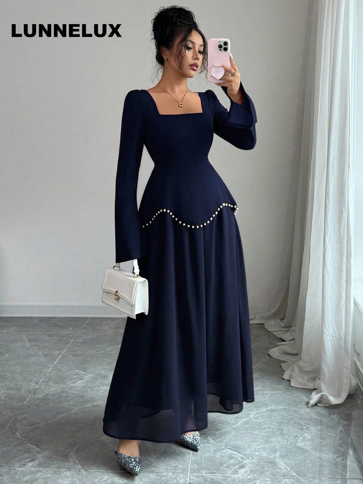 Rochie maxi SHEIN, albastru
