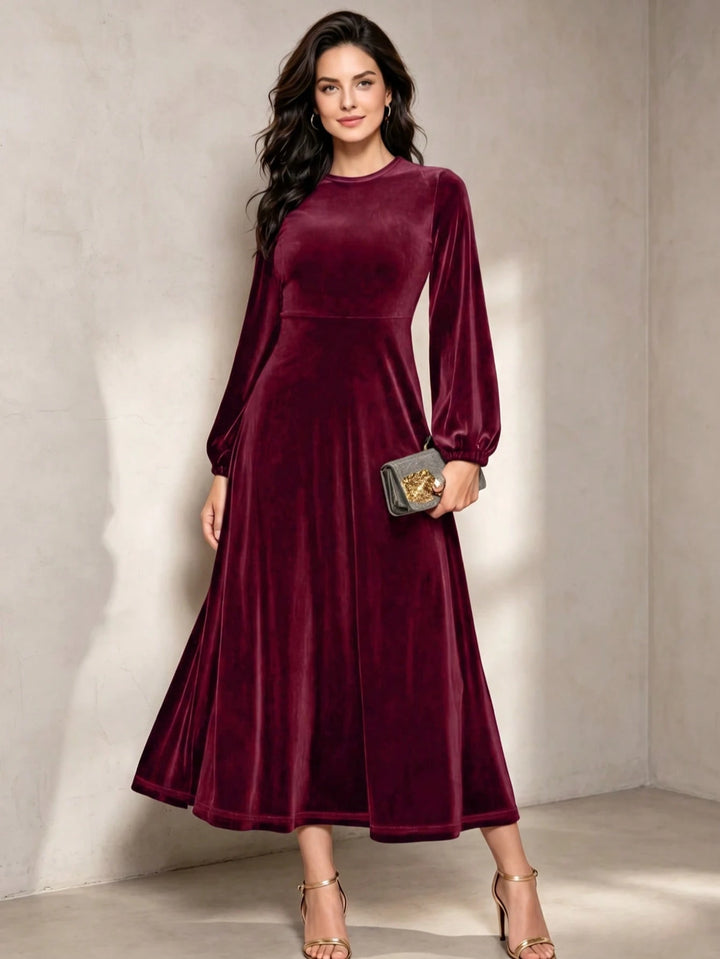 Rochie maxi SHEIN, vișiniu