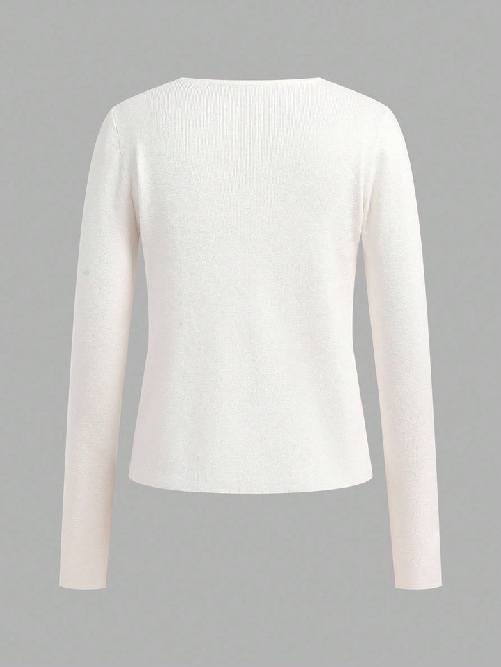 Cardigan SHEIN, alb