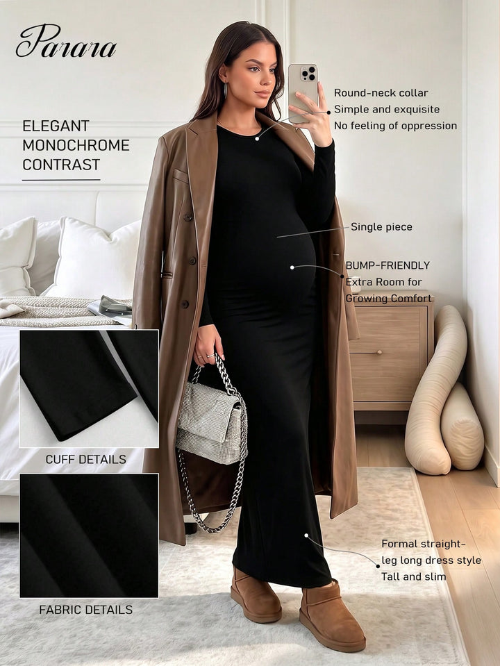Rochie maxi SHEIN, negru