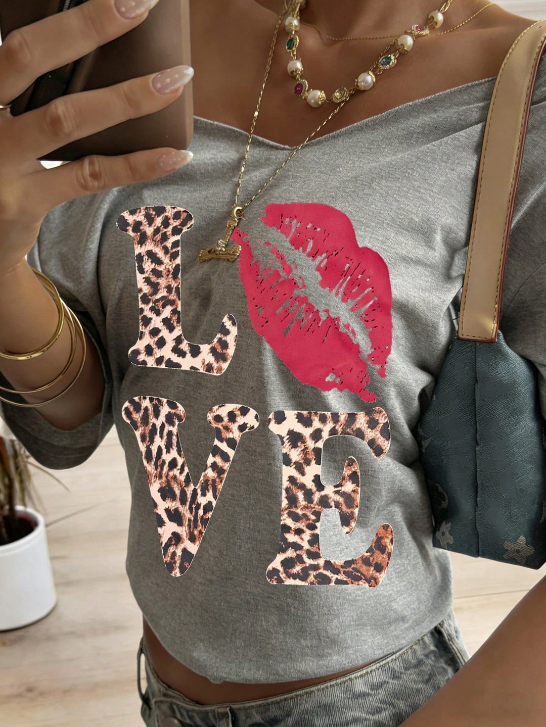 Tricou SHEIN, gri