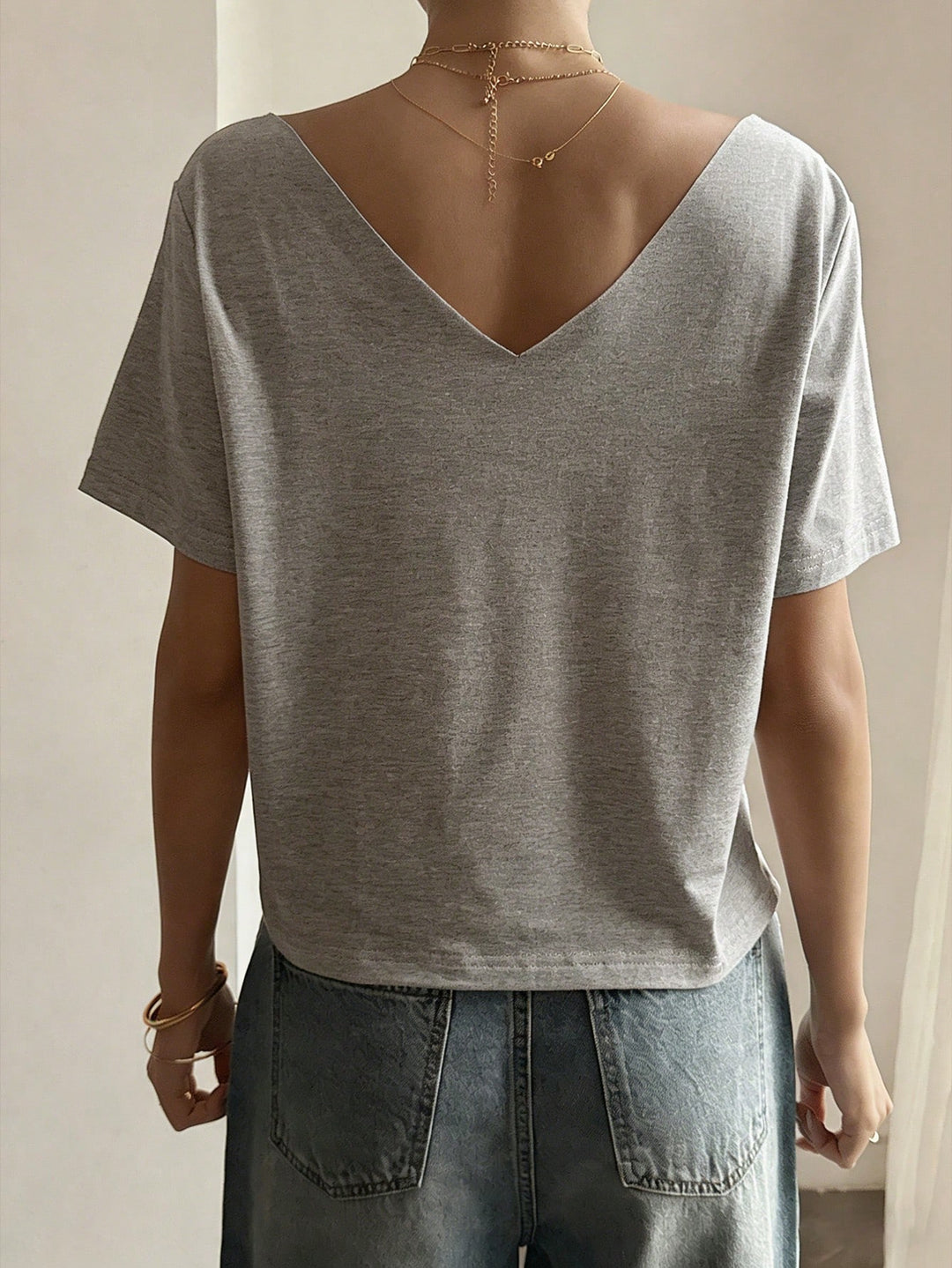 Tricou SHEIN, gri