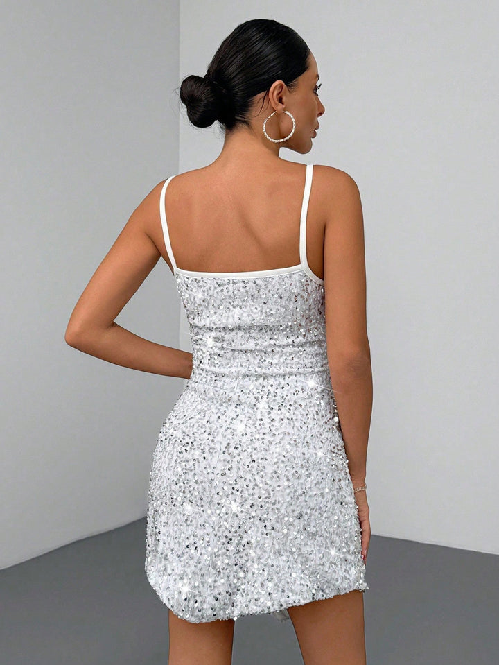 Rochie mini SHEIN, alb