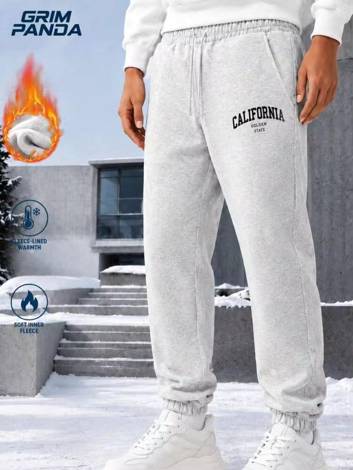Pantaloni de trening SHEIN, gri
