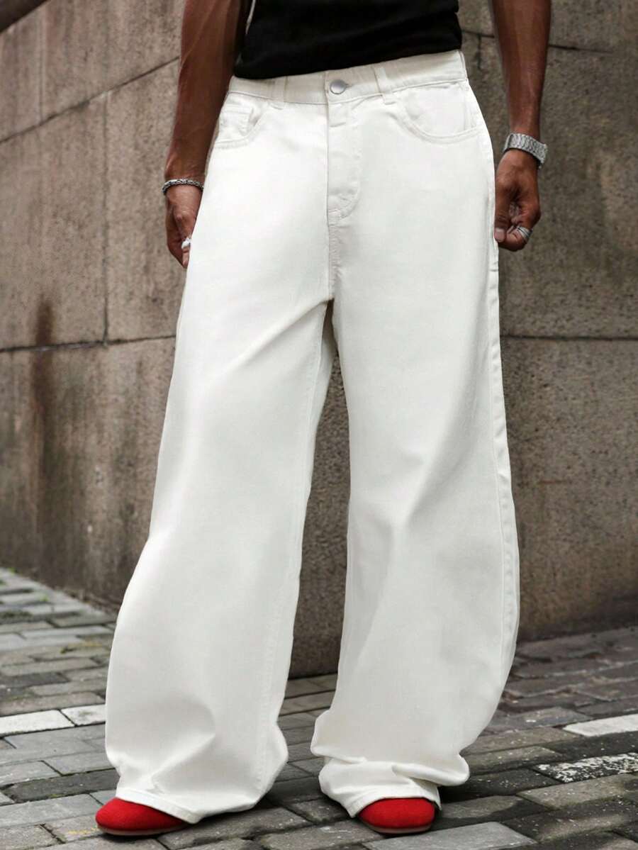 Jeans SHEIN, alb