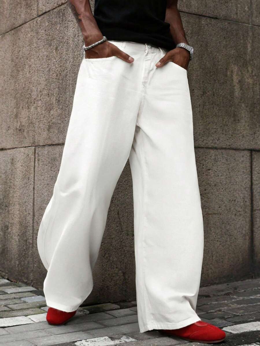 Jeans SHEIN, alb