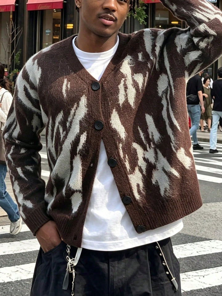 Cardigan SHEIN, maro